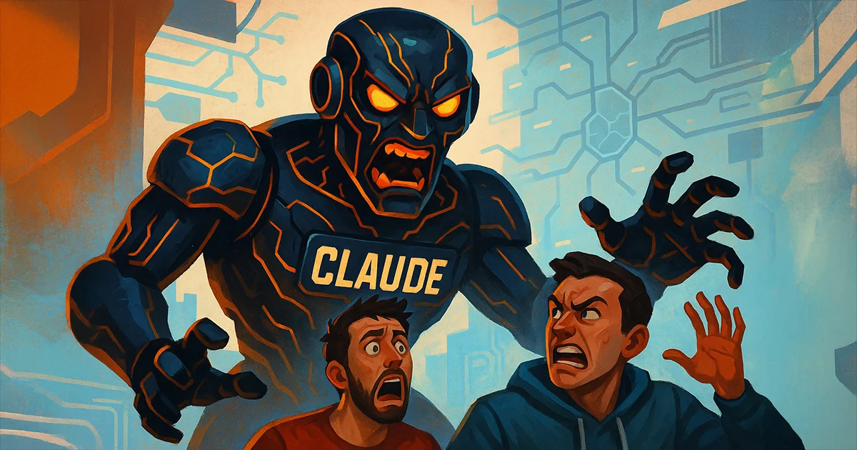 Claude Roboter jagt Menschen